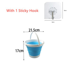 Cargar imagen en el visor de la galería, Cubo de silicona plegable: ahorre espacio y tenga comodidad en casa