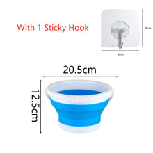 Cargar imagen en el visor de la galería, Cubo de silicona plegable: ahorre espacio y tenga comodidad en casa