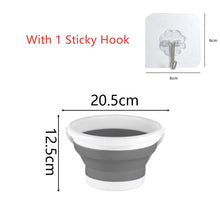 Cargar imagen en el visor de la galería, Cubo de silicona plegable: ahorre espacio y tenga comodidad en casa