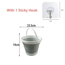 Cargar imagen en el visor de la galería, Cubo de silicona plegable: ahorre espacio y tenga comodidad en casa