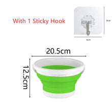 Cargar imagen en el visor de la galería, Cubo de silicona plegable: ahorre espacio y tenga comodidad en casa