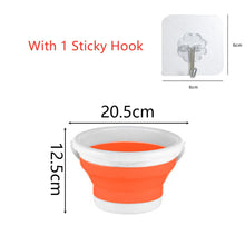 Cargar imagen en el visor de la galería, Cubo de silicona plegable: ahorre espacio y tenga comodidad en casa