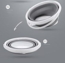 Cargar imagen en el visor de la galería, Cubo de silicona plegable: ahorre espacio y tenga comodidad en casa