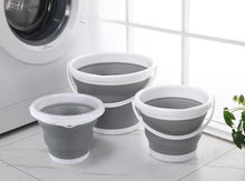 Cargar imagen en el visor de la galería, Cubo de silicona plegable: ahorre espacio y tenga comodidad en casa