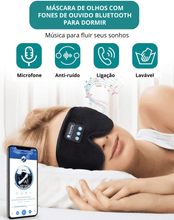Carregar imagem no visualizador da galeria, Máscara de olhos com fone Bluetooth 3D - eleve a qualidade do seu sono