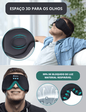Carregar imagem no visualizador da galeria, Máscara de olhos com fone Bluetooth 3D - eleve a qualidade do seu sono