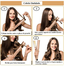 Carregar imagem no visualizador da galeria, Prancha profissional Innovation 2 em 1: alisa e modela seus cabelos