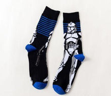 Carregar imagem no visualizador da galeria, Meias, em algodão, com personagens de Star Wars