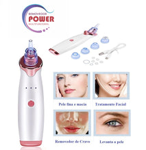 Cargar imagen en el visor de la galería, Removedor POWER Multifuncional: Elimina, mediante succión, acné y puntos negros, y trata la piel de tu rostro.