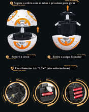 Carregar imagem no visualizador da galeria, Robô Bb-8 Star Wars: com controle remoto, som e iluminação