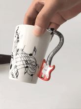 Carregar imagem no visualizador da galeria, Caneca de cerâmica estilo musical