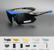 Carregar imagem no visualizador da galeria, Óculos polarizados de ciclismo profissional
