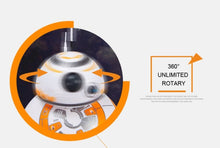 Carregar imagem no visualizador da galeria, Robô Bb-8 Star Wars: com controle remoto, som e iluminação