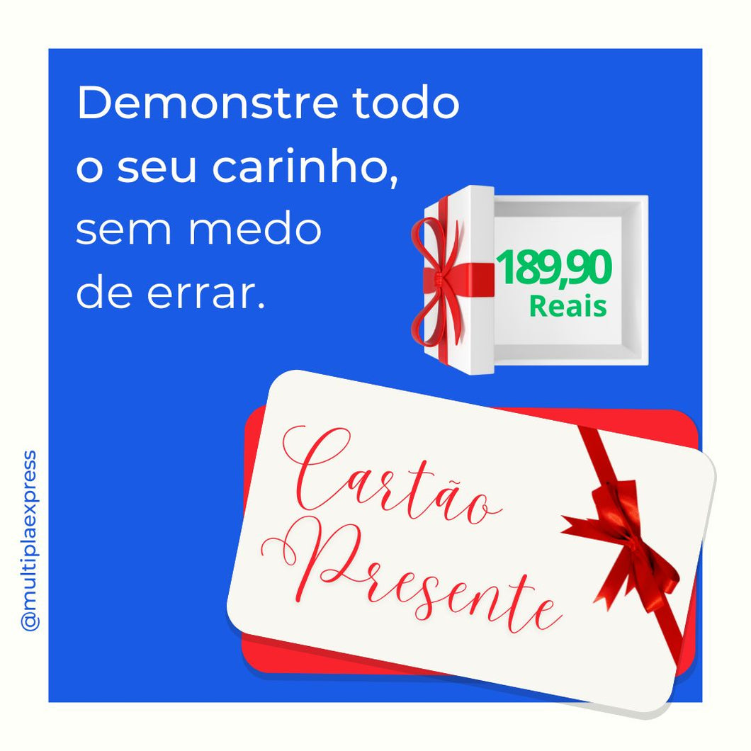 Dê a seu Amigo o Mundo em forma de Cartão-Presente! 🎁