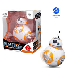 Carregar imagem no visualizador da galeria, Robô Bb-8 Star Wars: com controle remoto, som e iluminação
