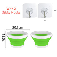 Cargar imagen en el visor de la galería, Cubo de silicona plegable: ahorre espacio y tenga comodidad en casa
