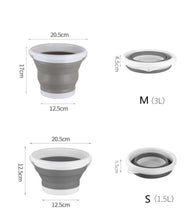 Cargar imagen en el visor de la galería, Cubo de silicona plegable: ahorre espacio y tenga comodidad en casa

