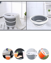 Cargar imagen en el visor de la galería, Cubo de silicona plegable: ahorre espacio y tenga comodidad en casa
