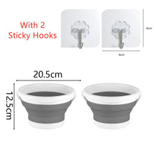 Cargar imagen en el visor de la galería, Cubo de silicona plegable: ahorre espacio y tenga comodidad en casa
