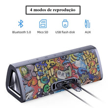 Carregar imagem no visualizador da galeria, Alto-falante portátil, sem fio, com Bluetooth 5.0 e à prova d&#39;água
