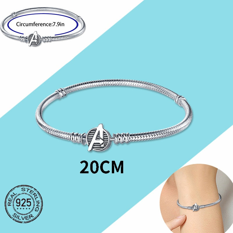 Pulseras Originales Marvel/Disney - 100% Plata 925 