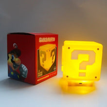 Cargar imagen en el visor de la galería, Lámpara decorativa &quot;Super Mário Question Block&quot;
