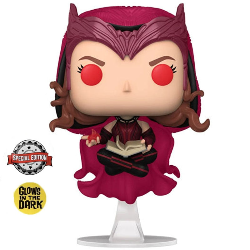 FUNKO POP MARVEL: Feiticeira Escarlate, Wanda Maximoff e Doutor Estranho