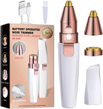 Carregar imagem no visualizador da galeria, Aparador elétrico 2 em 1: sobrancelhas, face, axilas e pernas
