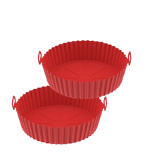 Cargar imagen en el visor de la galería, Bandeja de silicona reutilizable para freidora 
