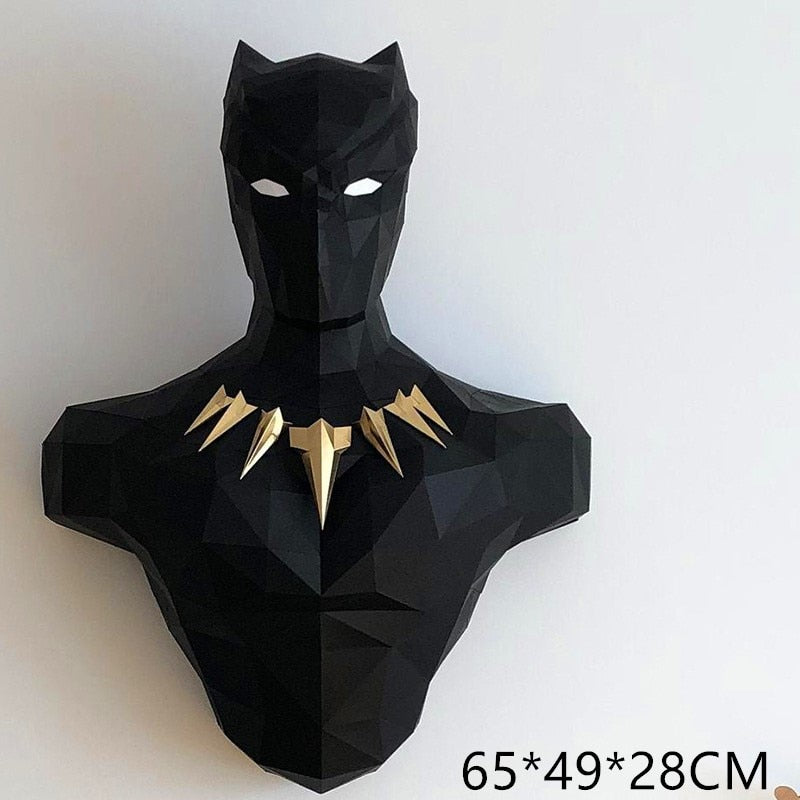 Escultura de los Héroes de Marvel en Rompecabezas 3D