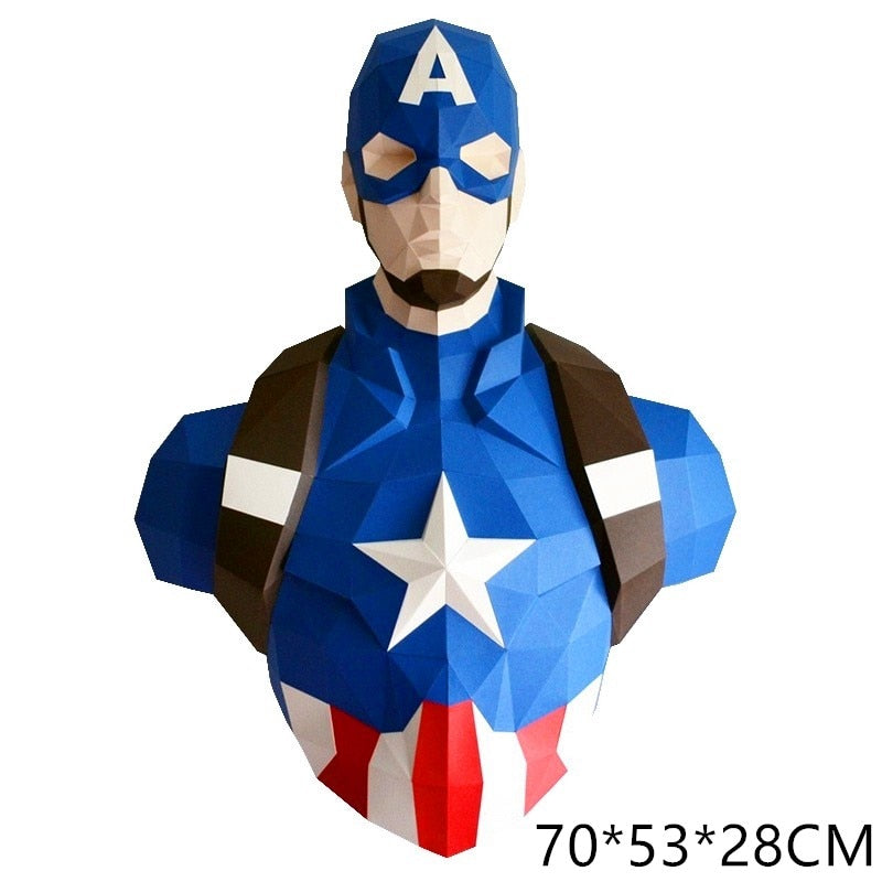 Quebra-Cabeças 3D em Escultura de Heróis da Marvel