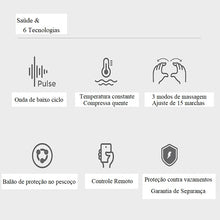 Carregar imagem no visualizador da galeria, Massageador Inteligente - alívio na Coluna Cervical, nos Ombros e no Pescoço

