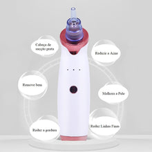 Cargar imagen en el visor de la galería, Removedor POWER Multifuncional: Elimina, mediante succión, acné y puntos negros, y trata la piel de tu rostro.
