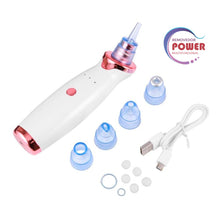 Cargar imagen en el visor de la galería, Removedor POWER Multifuncional: Elimina, mediante succión, acné y puntos negros, y trata la piel de tu rostro.
